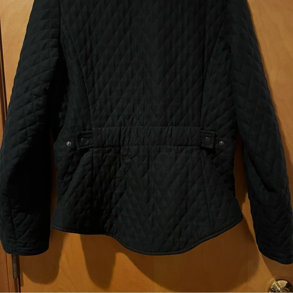 Barbour black quilted double-zip jacket - Picture 7 of 10